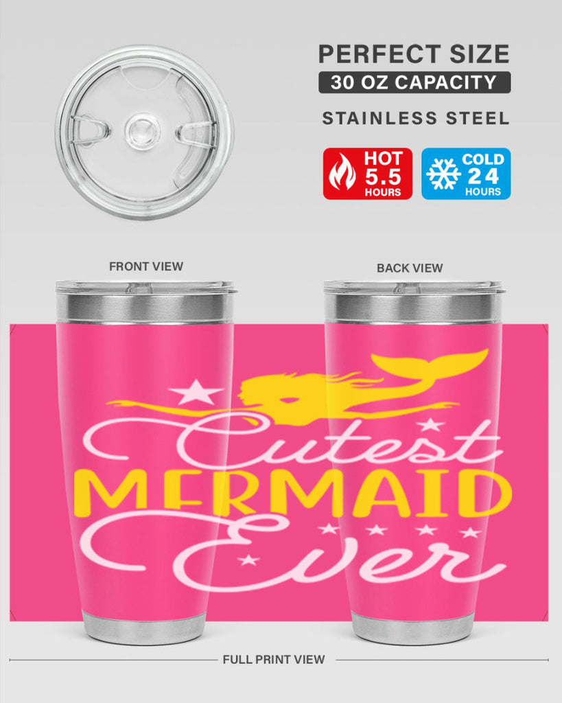 Cutest Mermaid Ever 92#- mermaid- Tumbler