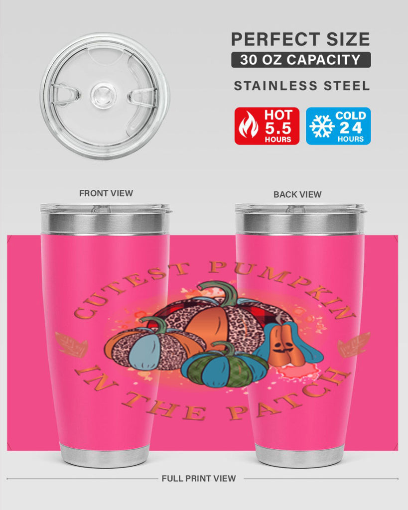 Cutest Pumpkin in the Patch 65#- fall- Tumbler