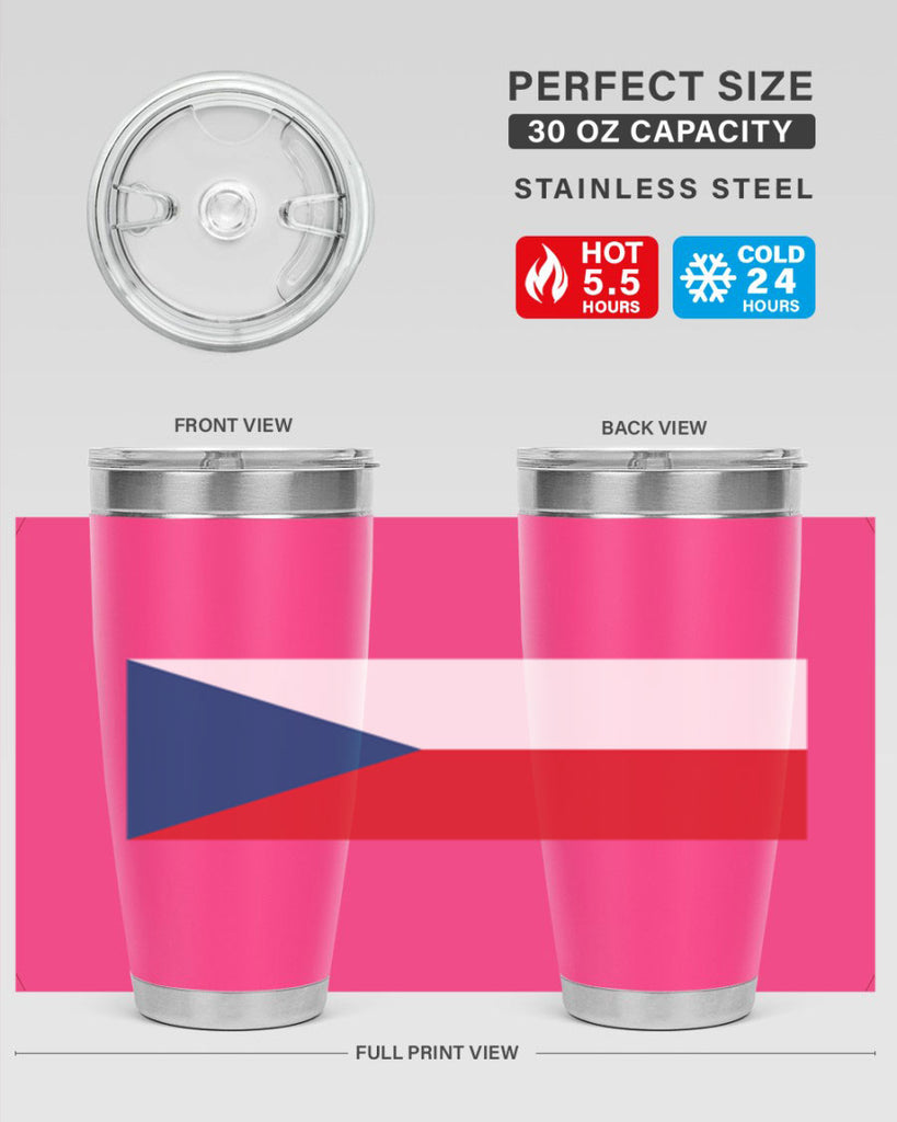 Czechia 152#- world flags- Tumbler
