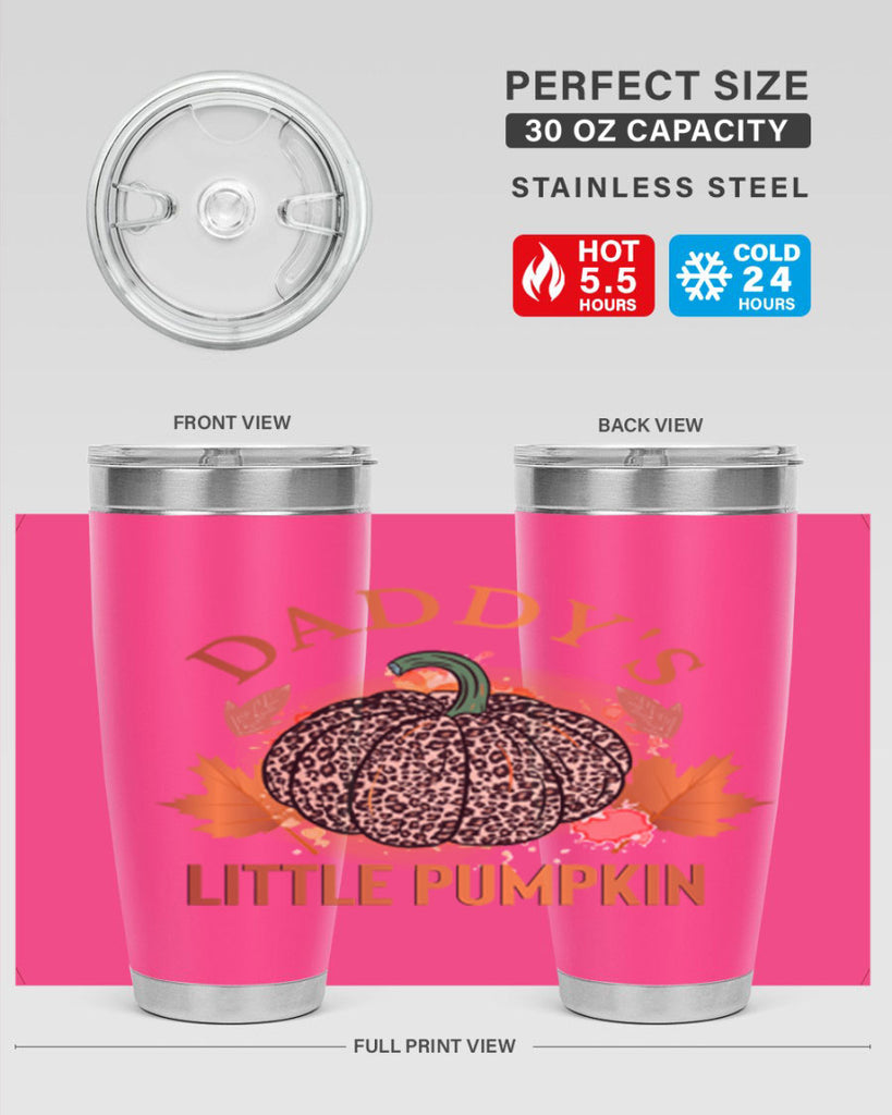 Daddys Little Pumpkin 67#- fall- Tumbler