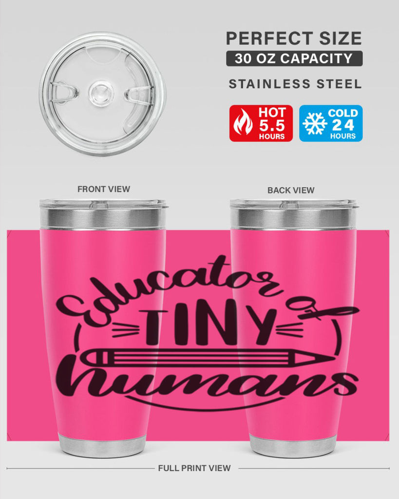 Educator Of Tiny Humans Style 76#- teacher- tumbler