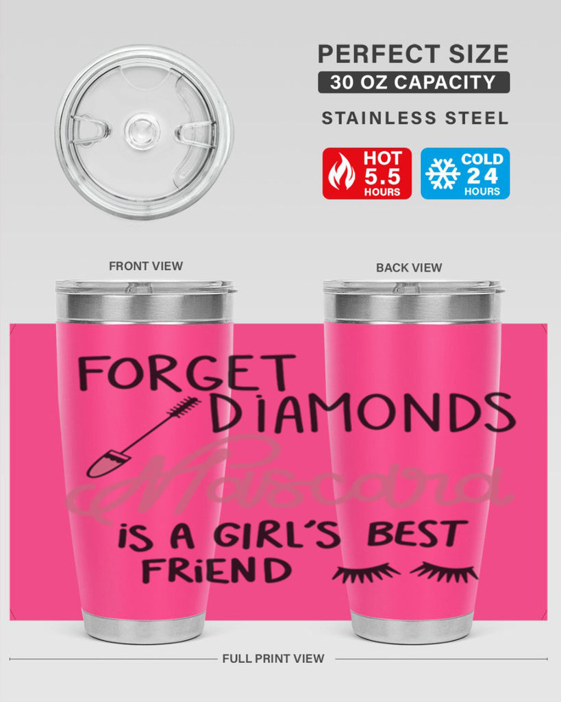 Forget Diamonds Mascara is a Girls Best Friend Style 100#- make up- Tumbler