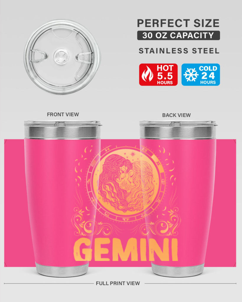 Gemini 234#- zodiac- Tumbler