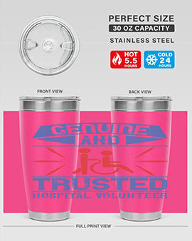 Genuine and Trusted Hospital Volunteer Style 2#- volunteer- Tumbler