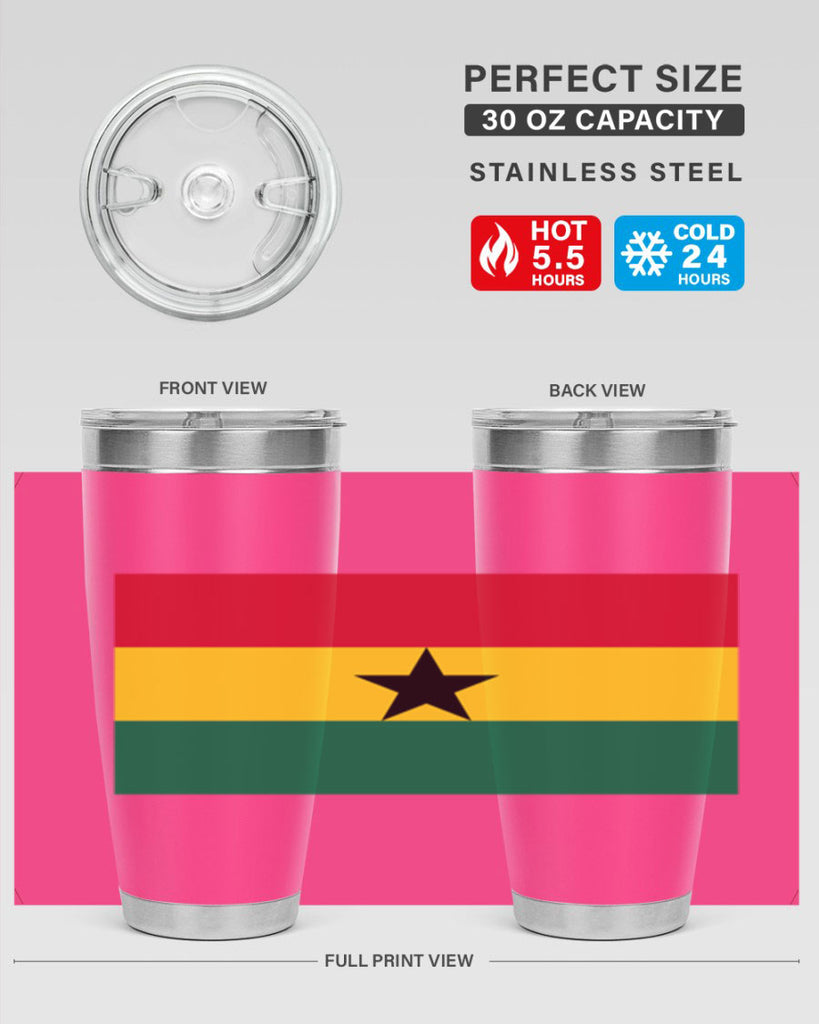 Ghana 132#- world flags- Tumbler