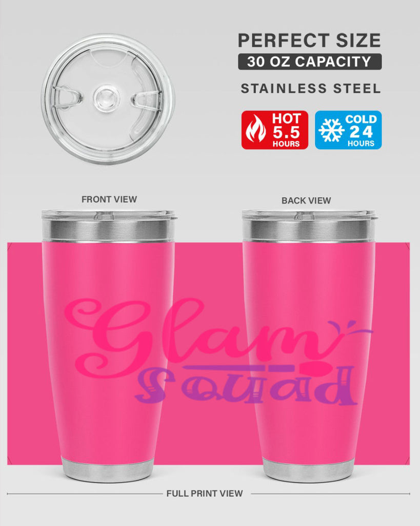 Glam Squad Style 237#- make up- Tumbler