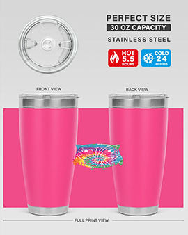 Graphic Owl Tiedye A TurtleRabbit 8#- owl- Tumblers