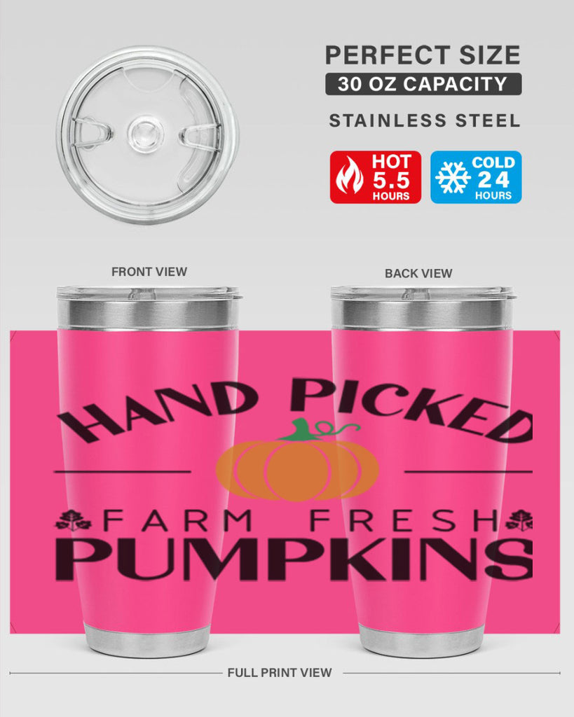 Hand Picked Farm Fresh Pumpkins 215#- fall- Tumbler