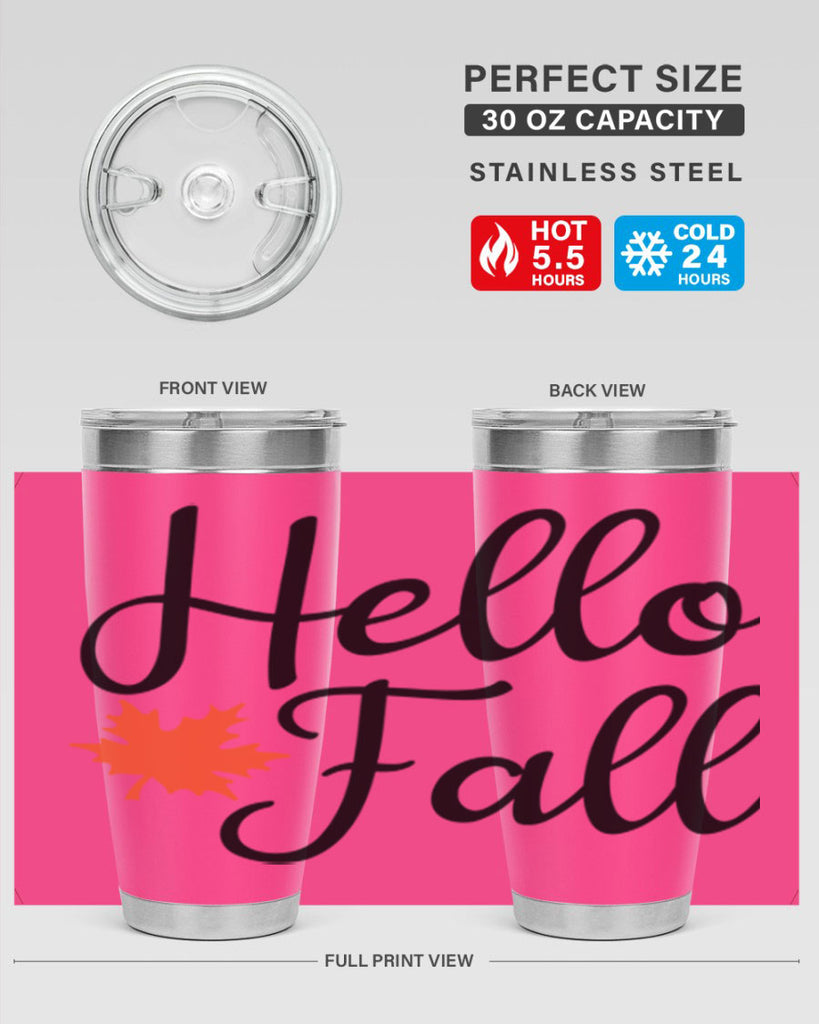 Hello Fall 274#- fall- Tumbler