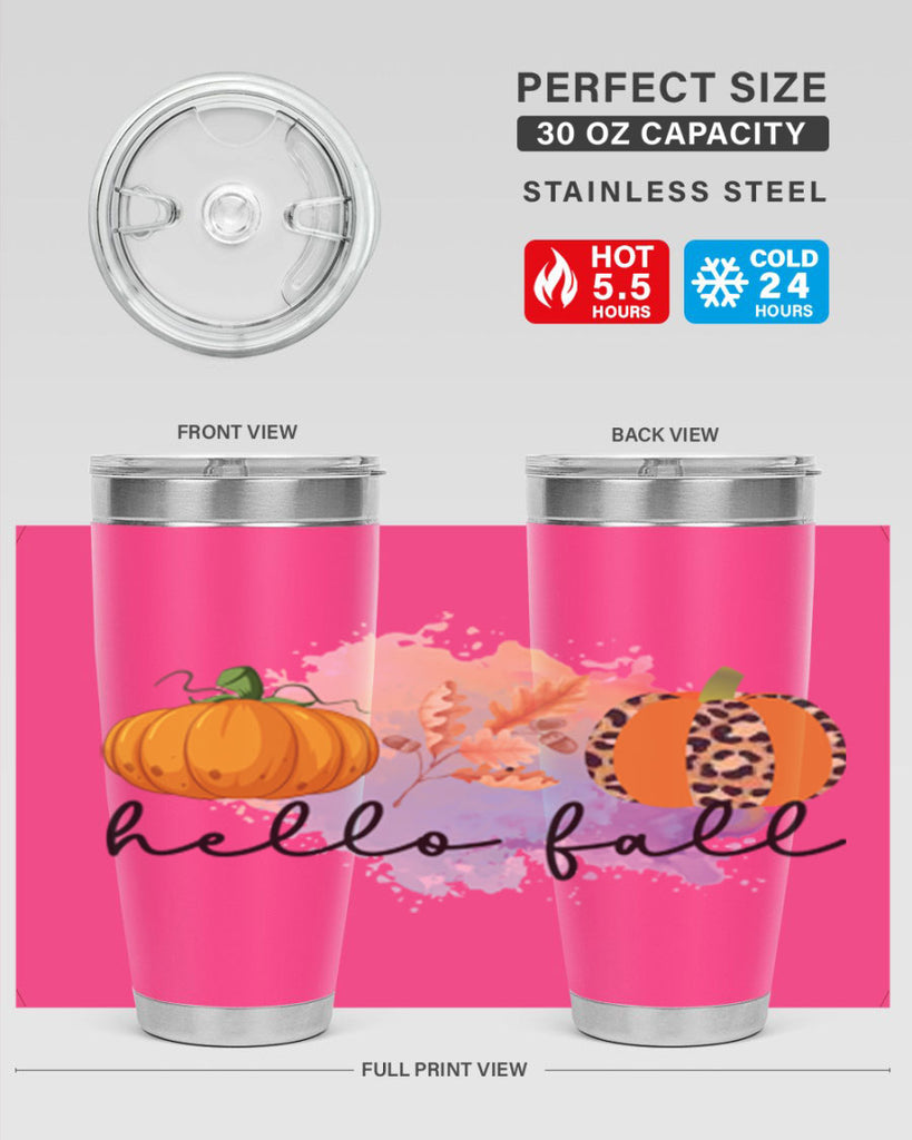 Hello Fall 277#- fall- Tumbler