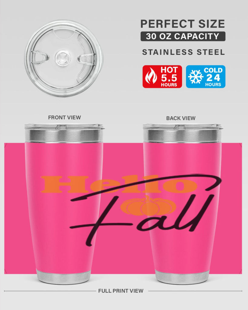 Hello Fall 279#- fall- Tumbler