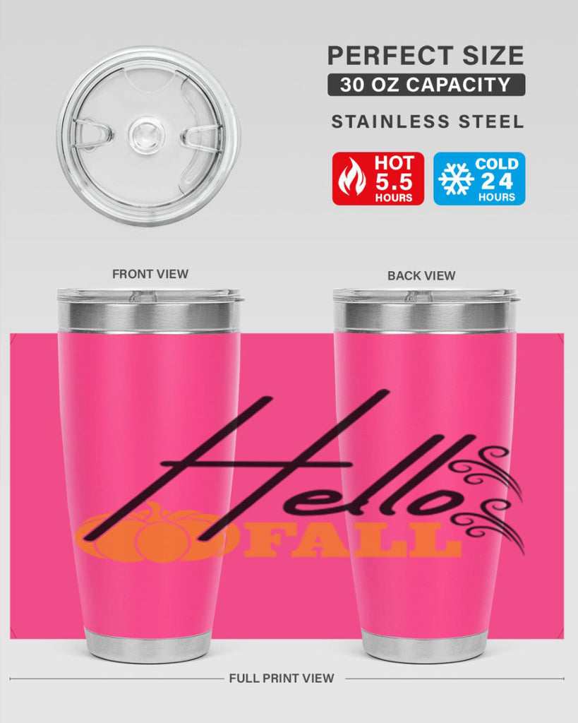 Hello Fall 281#- fall- Tumbler