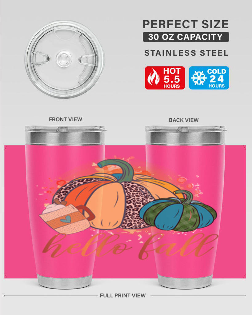 Hello Fall 282#- fall- Tumbler