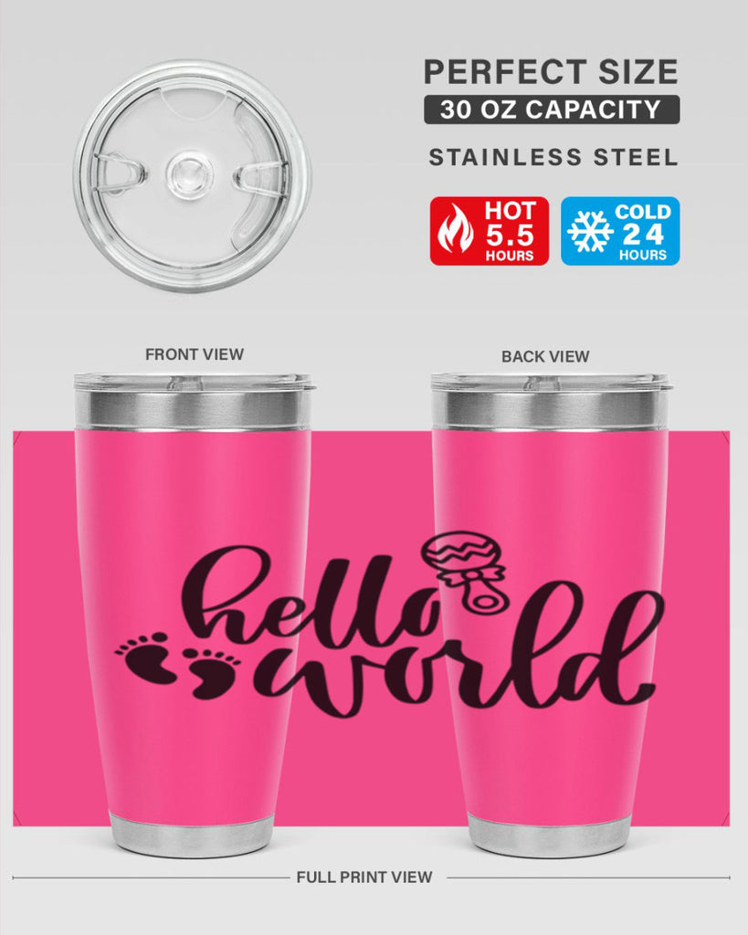 Hello World Style 90#- baby- tumbler