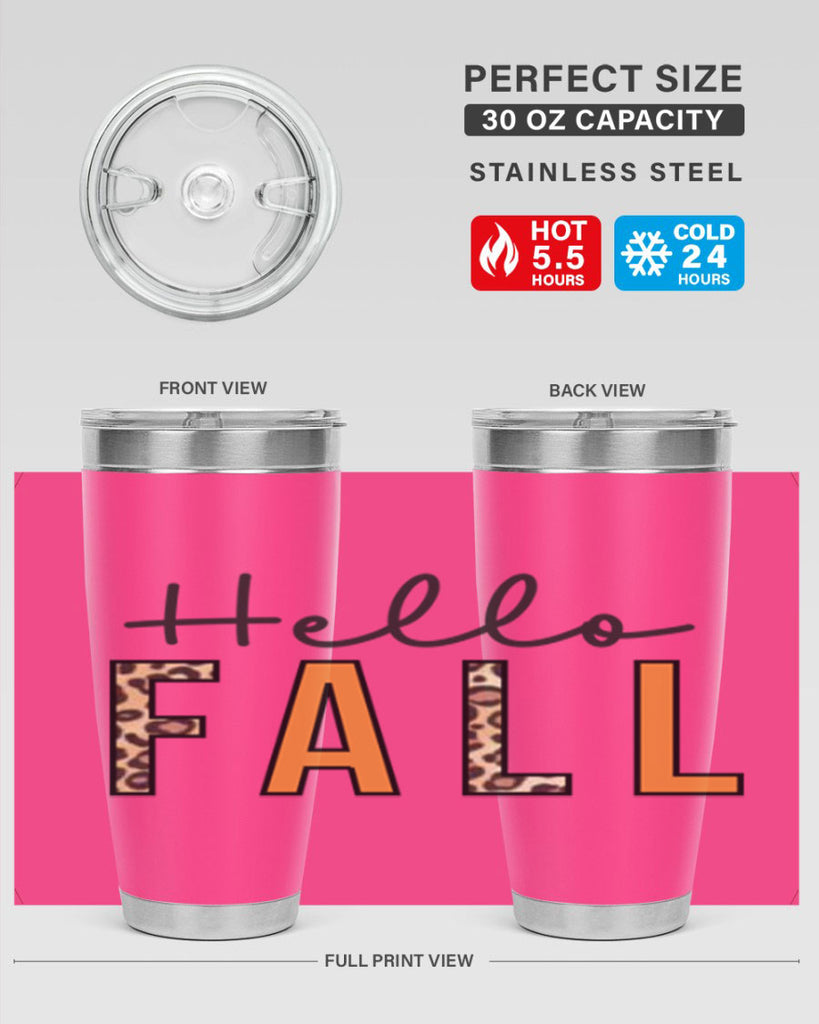 Hello fall 276#- fall- Tumbler