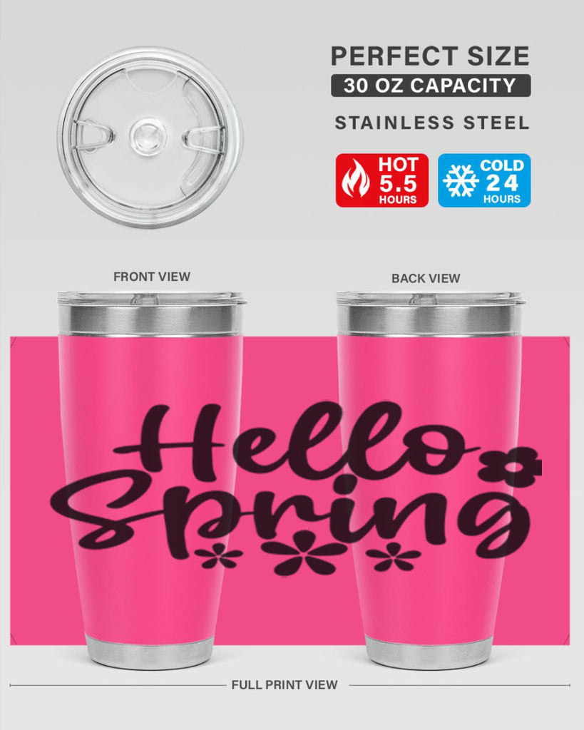 Hello spring  design 232#- spring- Tumbler
