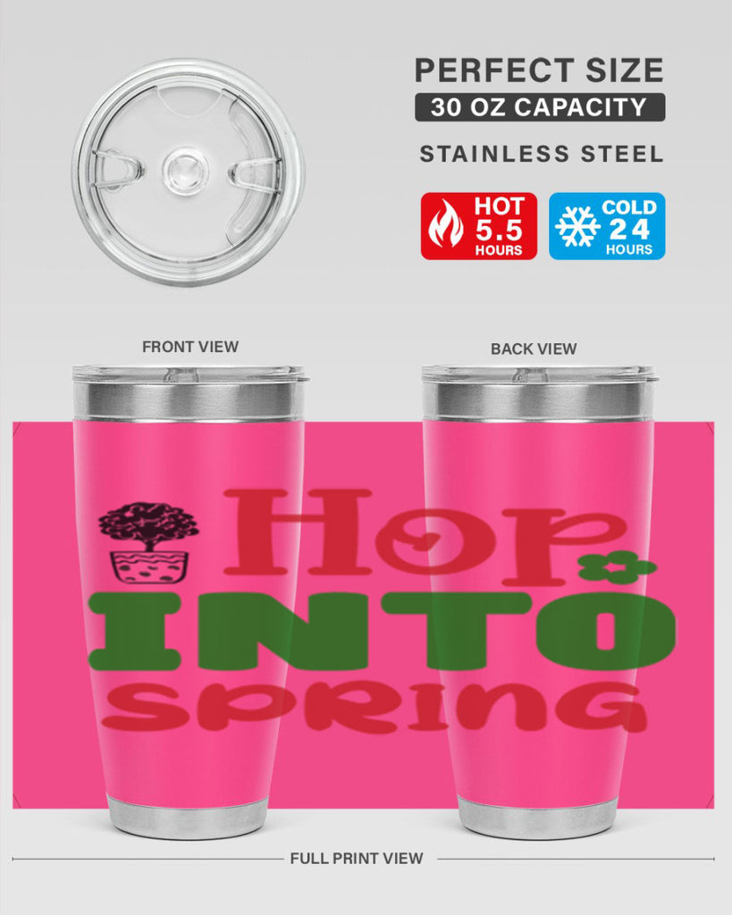 Hop into Spring 251#- spring- Tumbler