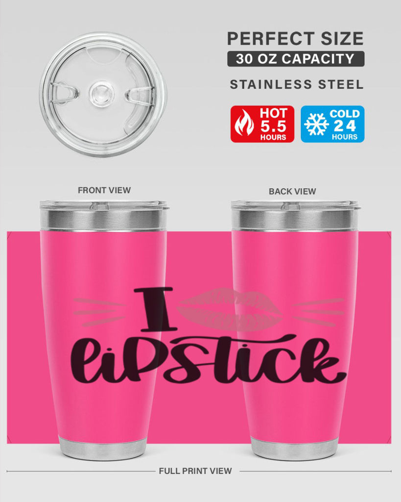 I Love Lipstick Style 86#- make up- Tumbler
