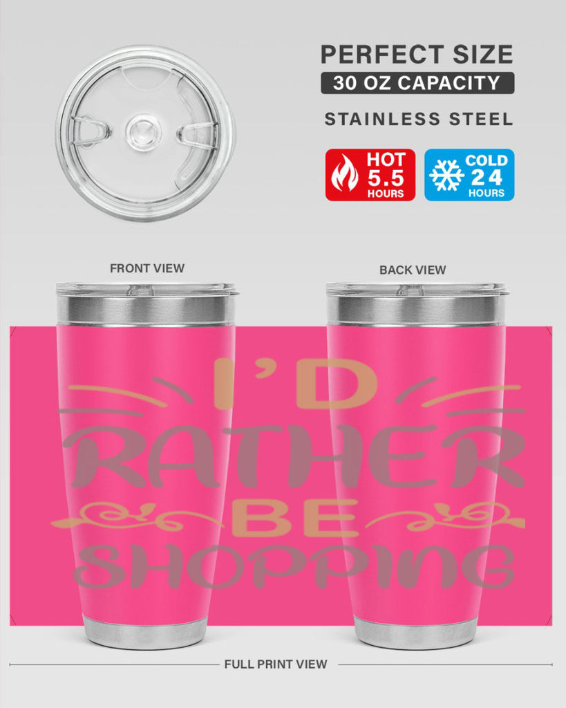 Id Rather Be Shopping 109#- fashion- Cotton Tank