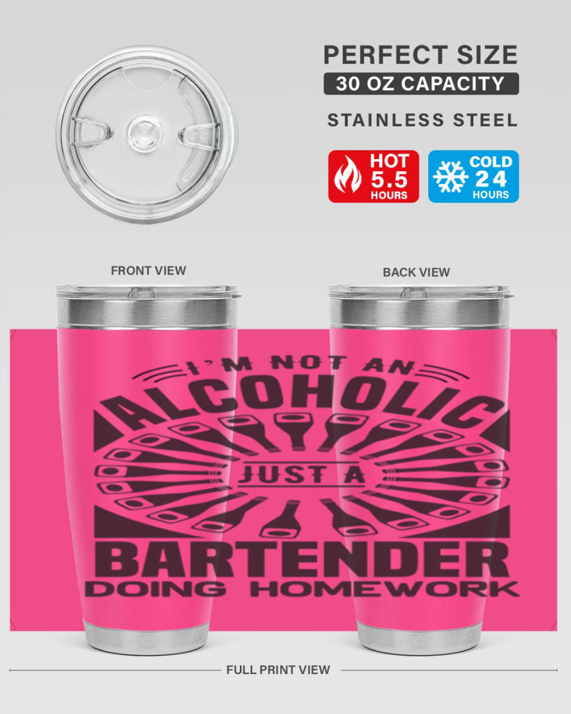 Im not an Style 18#- bartender- tumbler