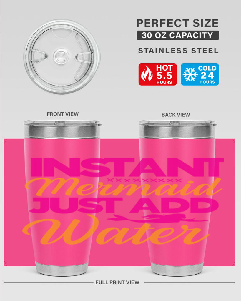 Instant Mermaid Just Add Water 268#- mermaid- Tumbler