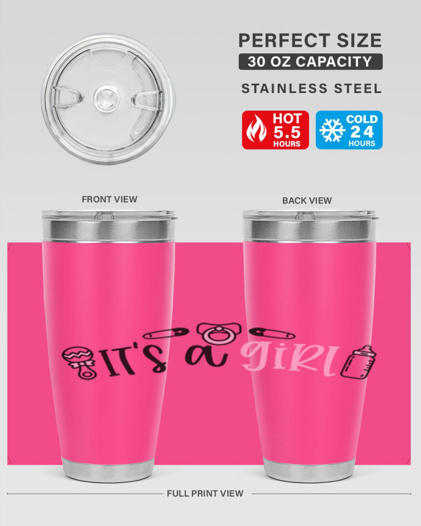 Its A Girl Style 78#- baby- tumbler