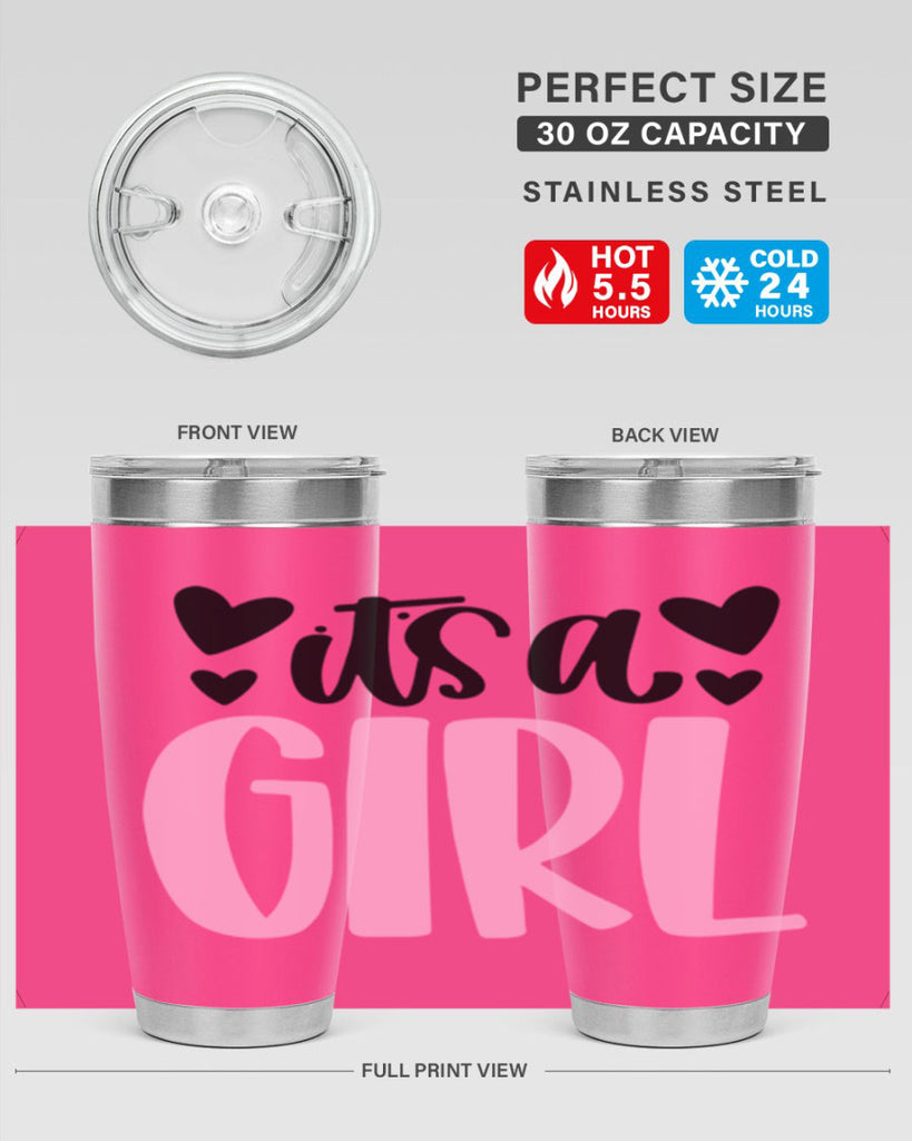 Its A Girl Style 79#- baby- tumbler