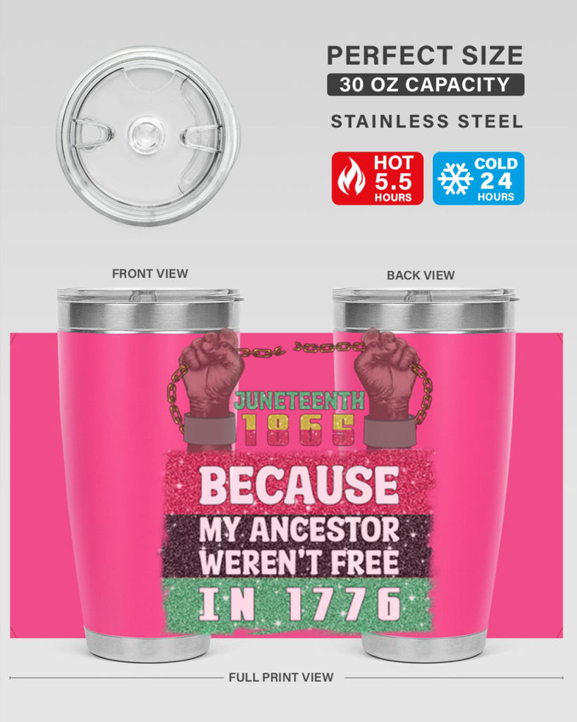 Juneteenth 1865 Ancestor 4#- Juneteenth- tumbler