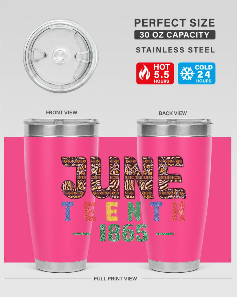 Juneteenth 1865 Png 40#- Juneteenth- tumbler