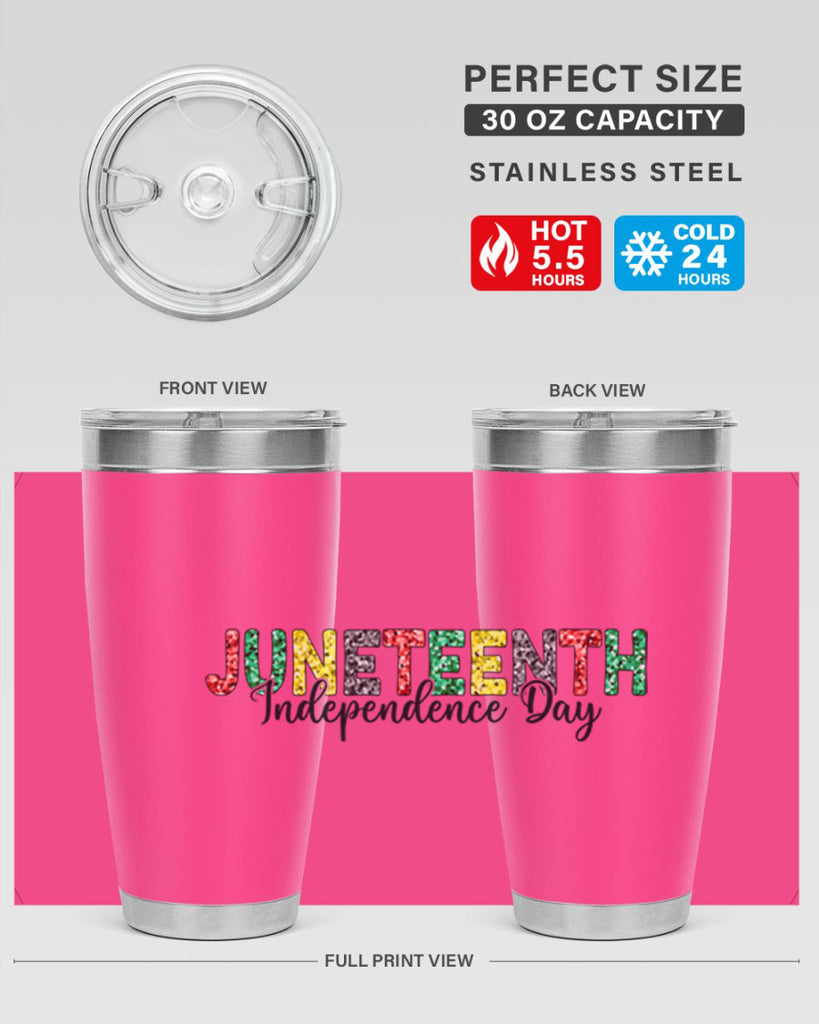 Juneteenth Independence Day 37#- Juneteenth- tumbler