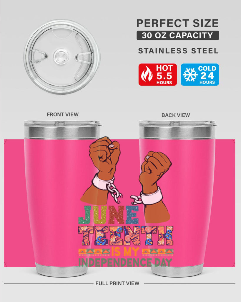 Juneteenth Is My Independence Day Png 29#- Juneteenth- tumbler