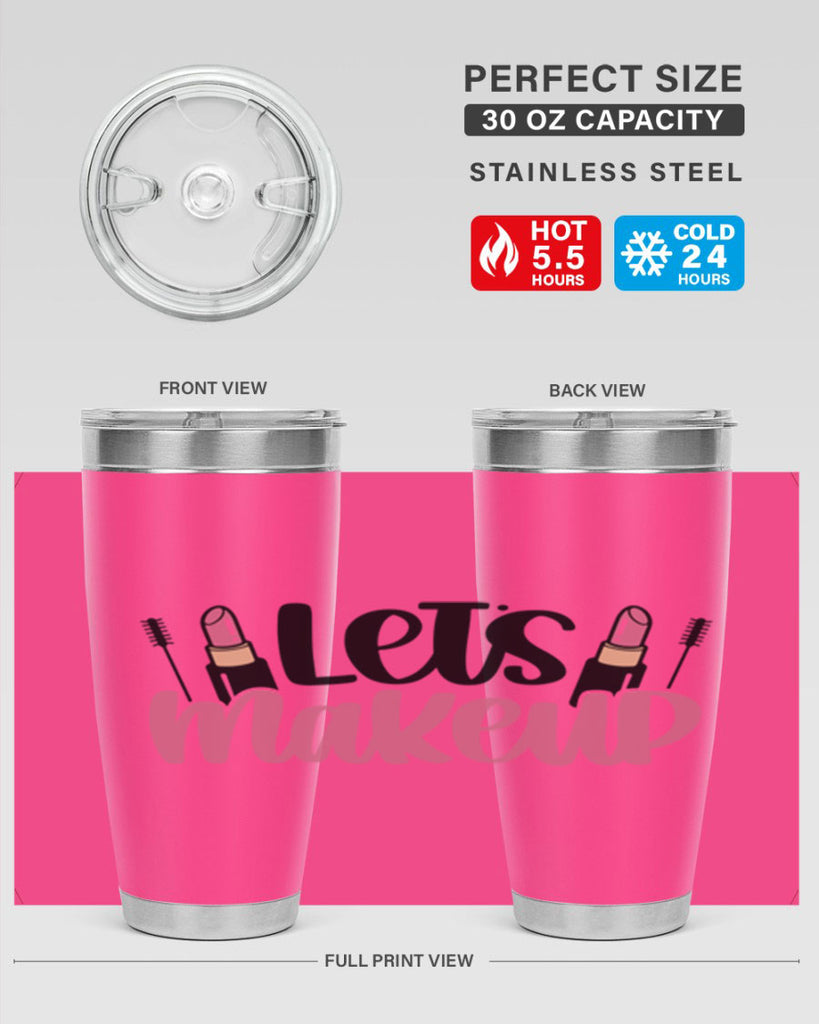 Let∩s Makeup Style 62#- make up- Tumbler