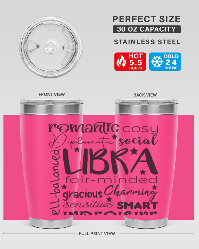 Libra 569#- zodiac- Tumbler