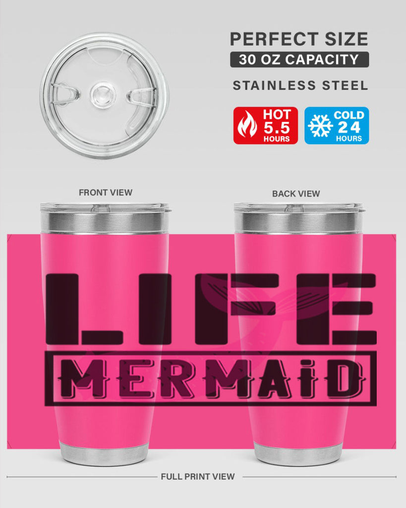 Life mermaid 303#- mermaid- Tumbler