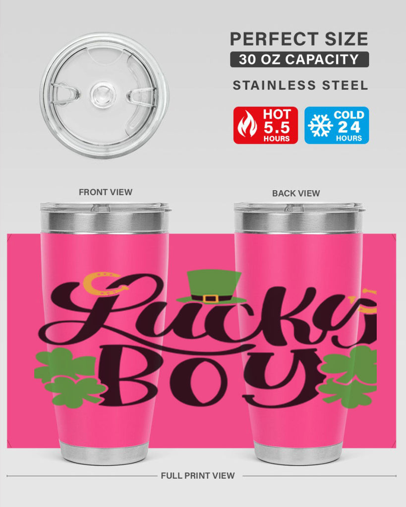 Lucky Boy Style 59#- St Patricks Day- Tumbler