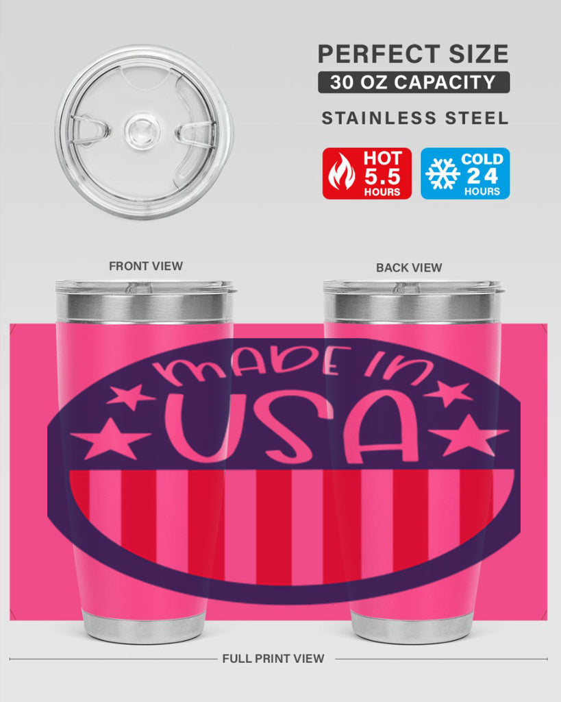 Made In USA Style 165#- Fourt Of July- Tumbler