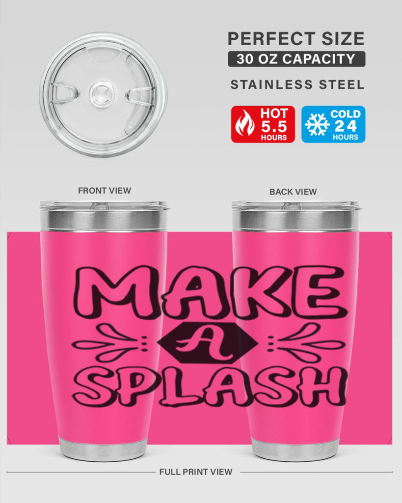 Make a splash 310#- mermaid- Tumbler