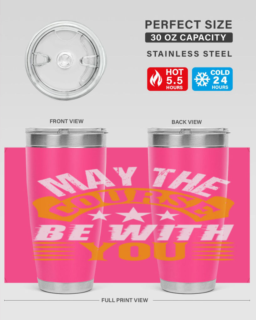 May the course be with you 43#- farming and gardening- Tumbler