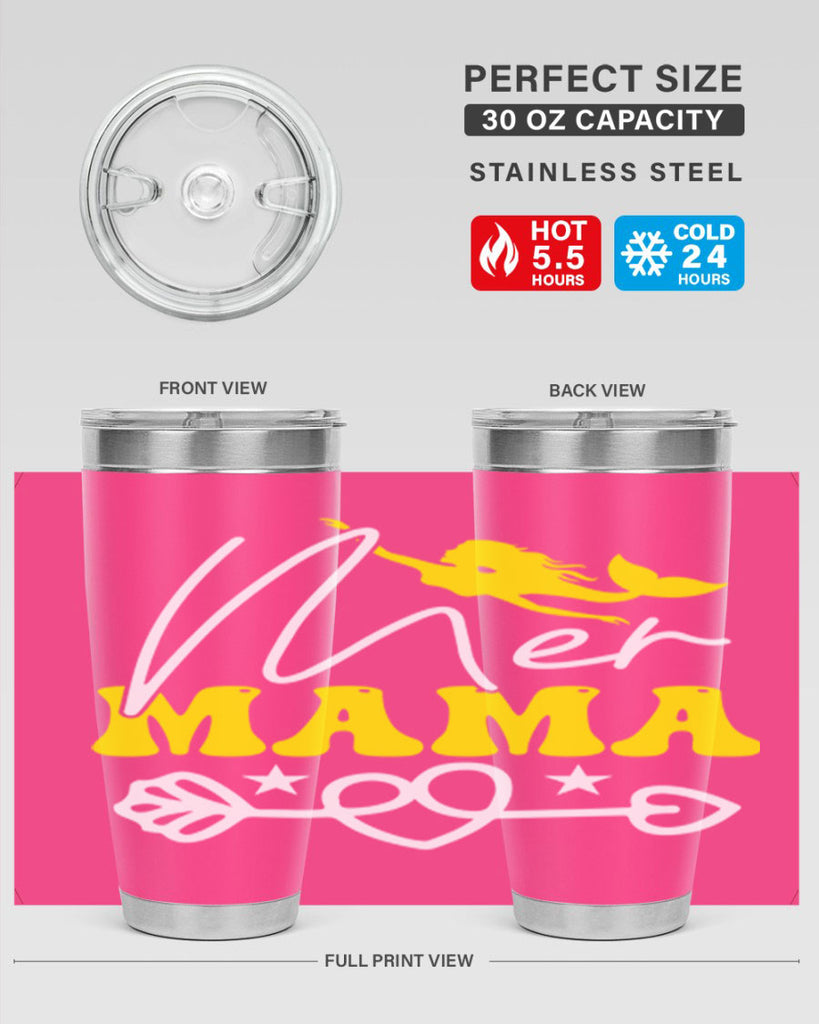 Mer Mama 332#- mermaid- Tumbler