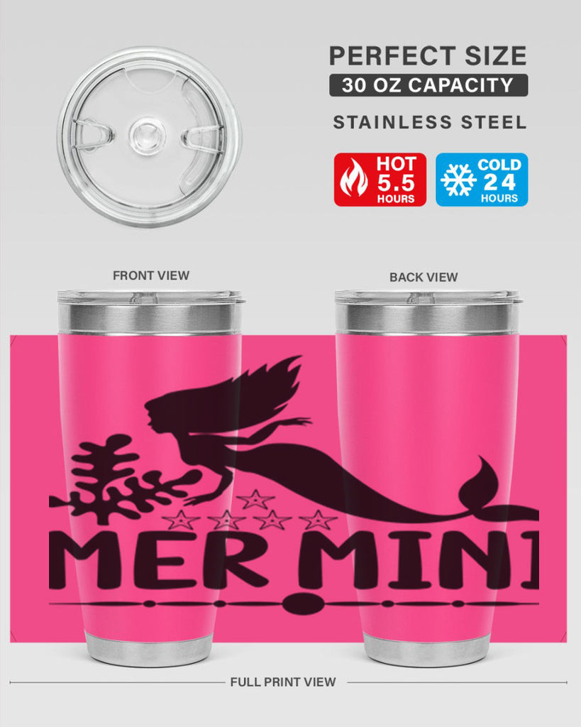 Mer mini 353#- mermaid- Tumbler