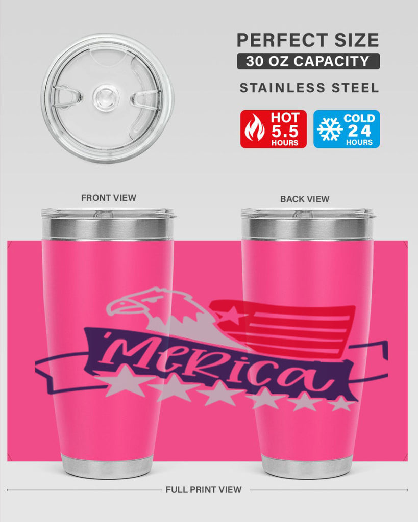 Merica Style 136#- Fourt Of July- Tumbler