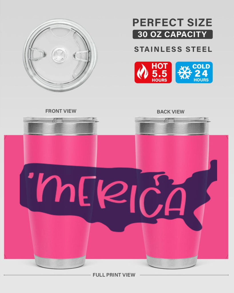 Merica Style 137#- Fourt Of July- Tumbler
