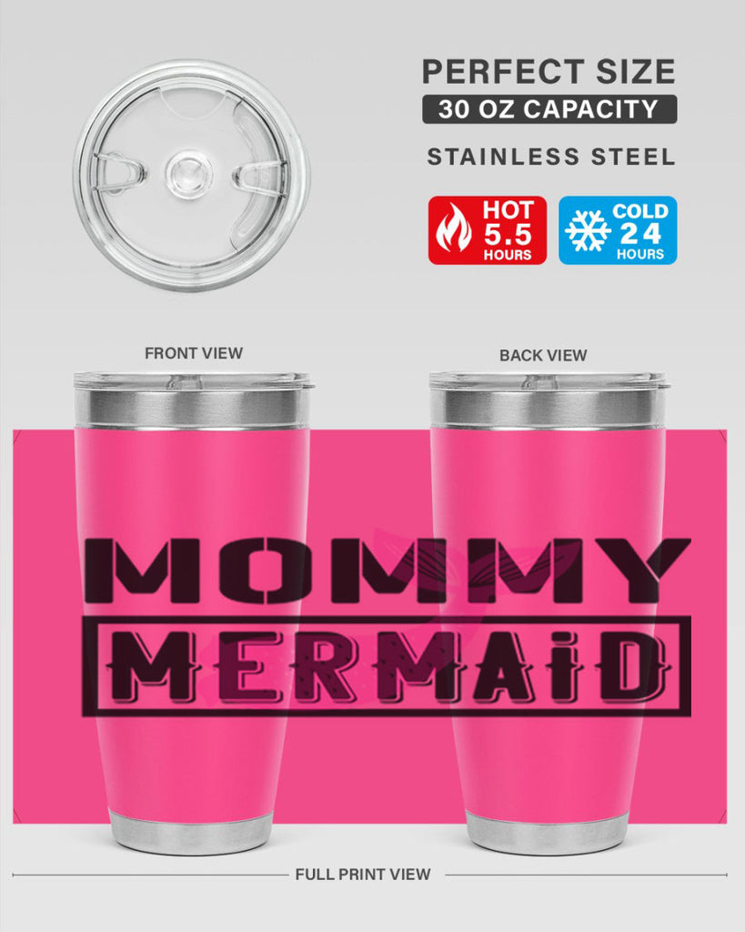 Mommy mermaid 514#- mermaid- Tumbler