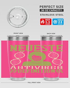Neueste Antiviren Definition Style 28#- corona virus- Tumbler
