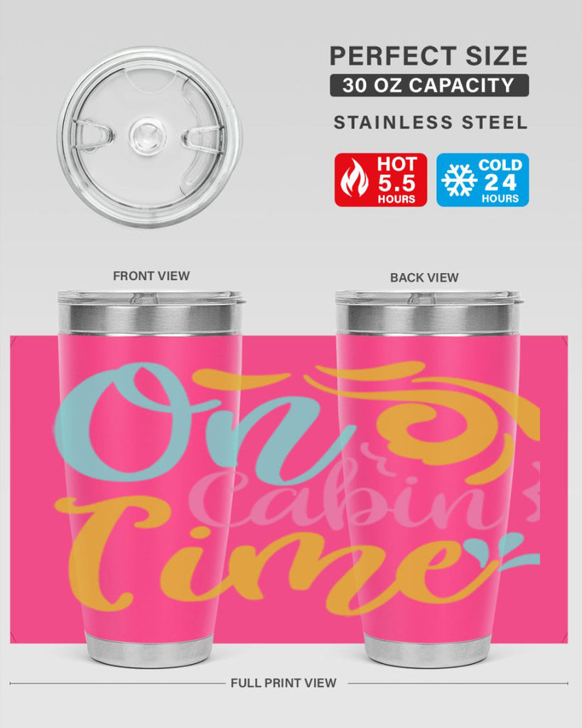 ON CABIN TIME Style 59#- summer- Tumbler