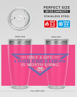 Only a life lived for others is worth living Style 39#- volunteer- Tumbler