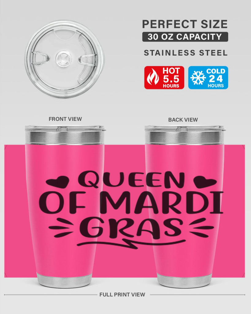Queen Of Mardi Gras 133#- fashion- Cotton Tank