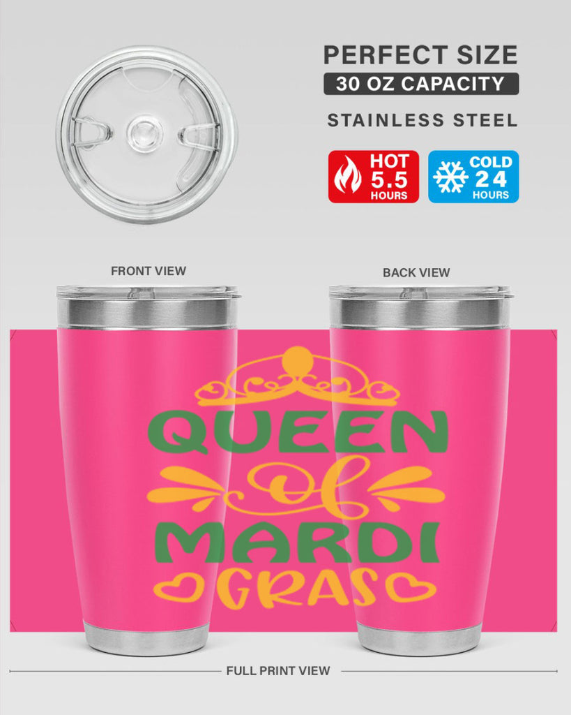 Queen Of Mardi Gras 134#- fashion- Cotton Tank