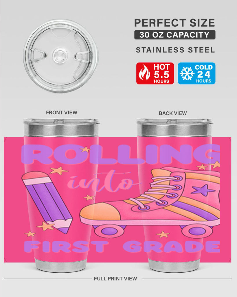 Rolling into 1st Grade 1#- 1st grade- Tumbler