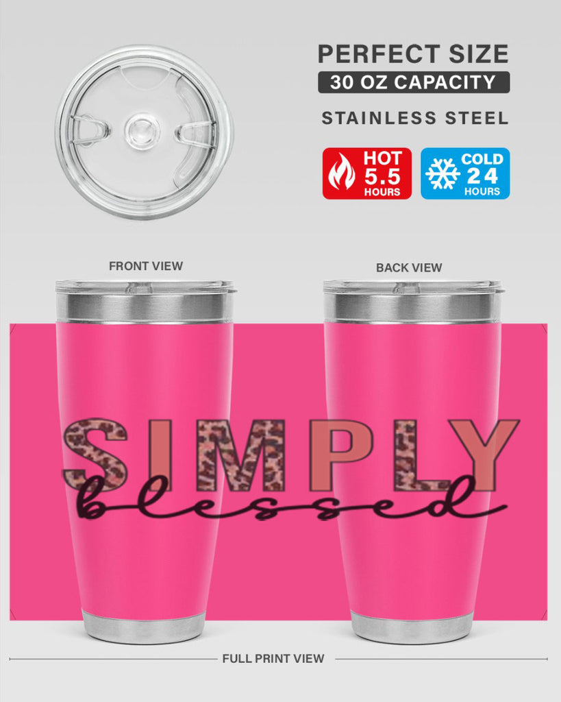 Simply blessed 575#- fall- Tumbler